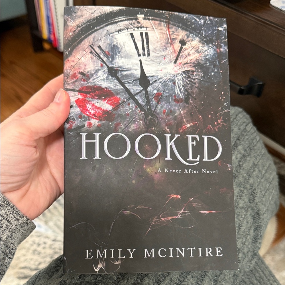 Hooked by Emily McIntire - Black & Red Paperback Book